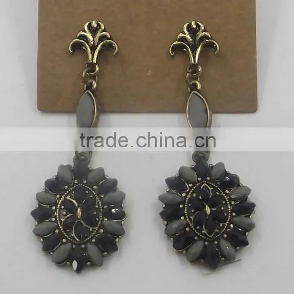 Earring Stud Stone Earring Stud Colorful Erring Stud