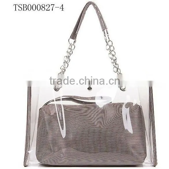 Hot Sale Fashion Transparent Beach Bag photo-5