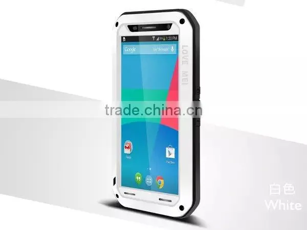 Original Love Mei Waterproof Shockproof Metal Powerful Gorilla Glass Hybrid Phone Cover Bag Case For Motorola Nexus 6 TB-0147 photo-3