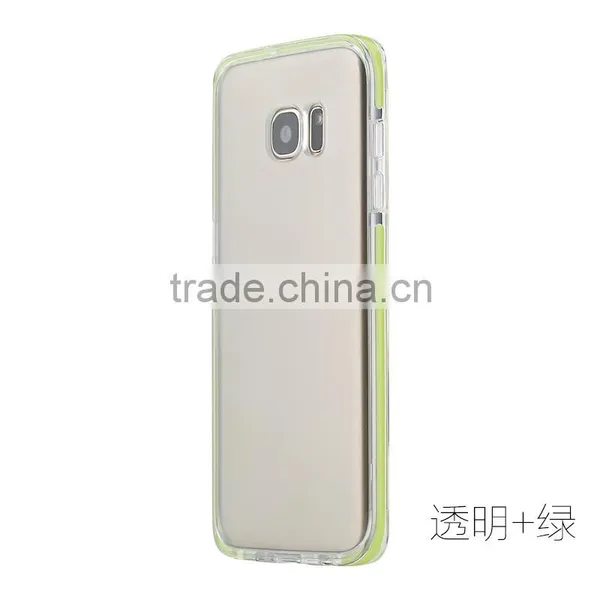 ROCK Guard Series Soft TPU Case for S7 Edge Clear Shockproof TPE Full Back Cover for S7 Edge photo-4