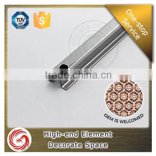Mini Size U Shape Polish Stainless Steel Listello Tile Trim for Marble Edging photo-2