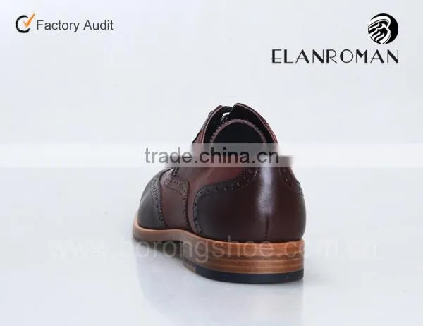 High Quality Leather Shoes Men Brogues Shoes Men Leather Dress Shoes photo-3