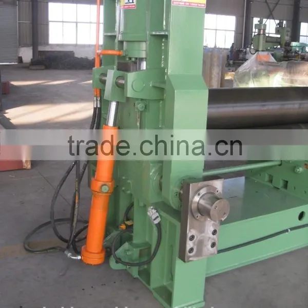 Hydraulic 3-roll Symmetrical Plate Bending Machine for Rolling Cone With Stainless Steel and Aluminum photo-5