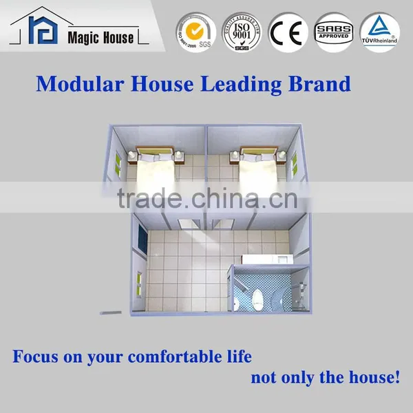 Low Cost Sandwich Panel Mobile Turnkey Prefab House Factory photo-2
