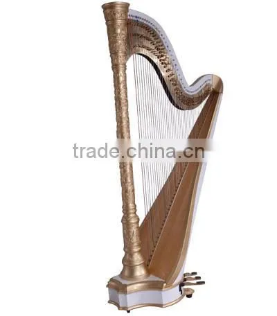 47 Strings Pedal Harp LDP-2 Ranging From 1st Octave G to 7th Octave C photo-2