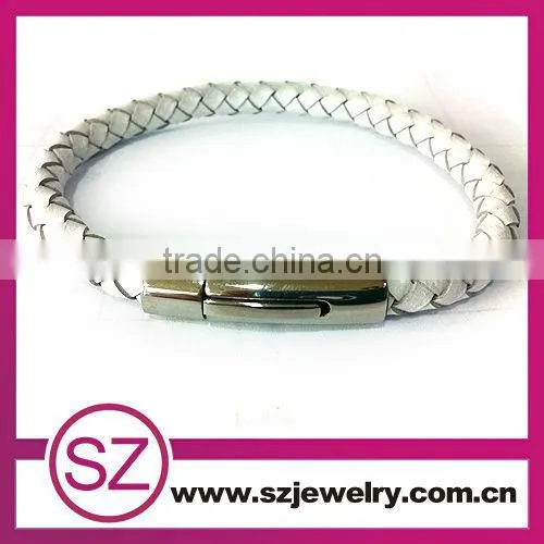 2013 Wholesale Hot Sell Jewelry Clasp Leather Jewelry Bracelet Vners