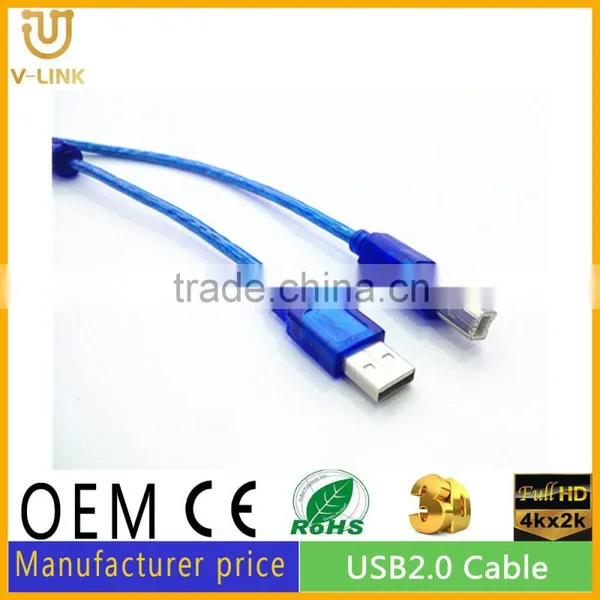USB 2.0 Printer Extension AM to BM Cable for Hard Drive photo-5