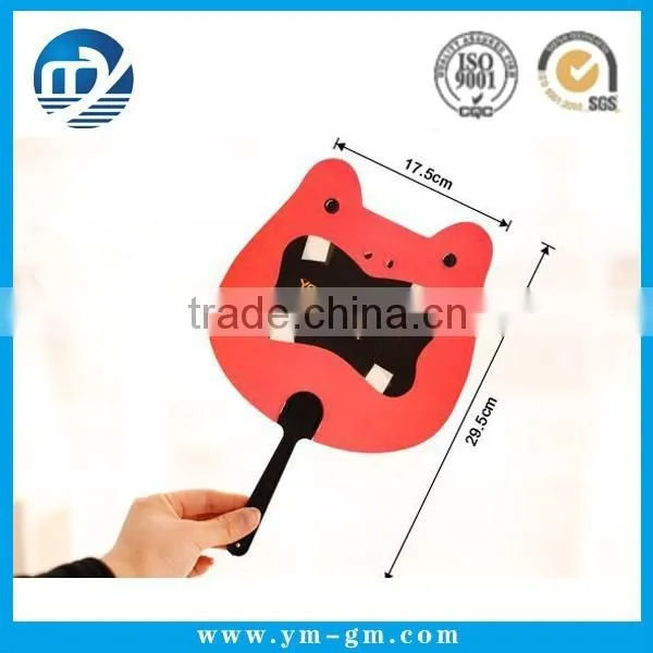 Nice Cartoon Promotional PP Mini Plastic Hand Fan With Different Types Quality Choice