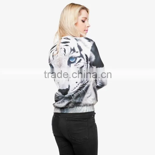 Unsex Withou Hood Sublimation Animal Crew Neck Sweatshirt photo-3