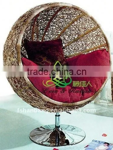 Wicker Rattan Swivel Chair