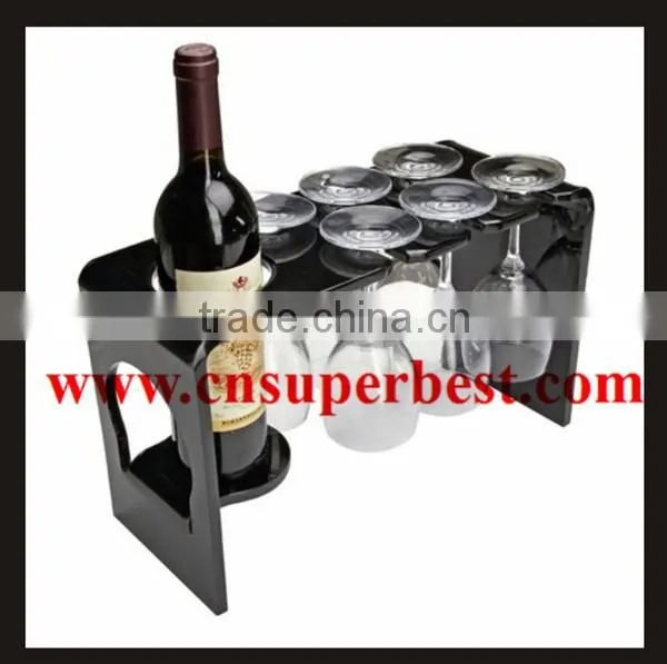 Hotsale Acrylic Bottle Display Case Acrylic Wine Display Rack