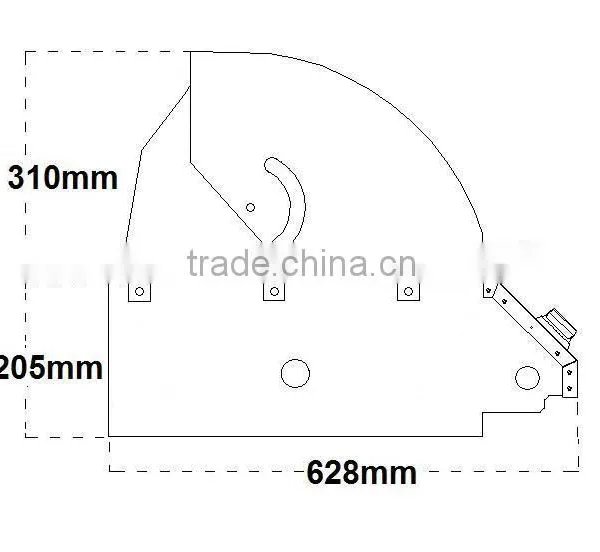 4 Main Burner 45 Degree Inclined Panel Built in Gas Barbecue photo-3