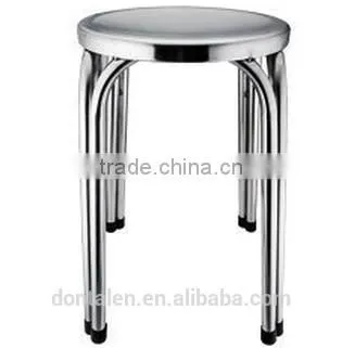 Update International Stainless Steel Top Work Stool Bar Stool
