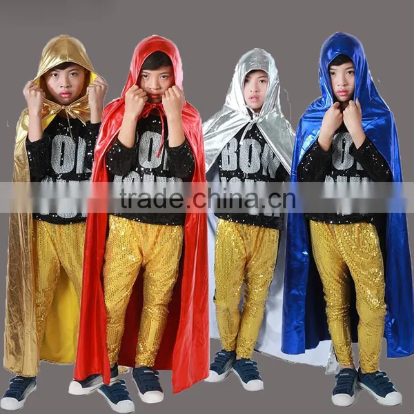 Halloween Children Stage Performance Costume Cloak, Witch Cloak, Kids Jazz Hip-hop Dance Costume photo-3