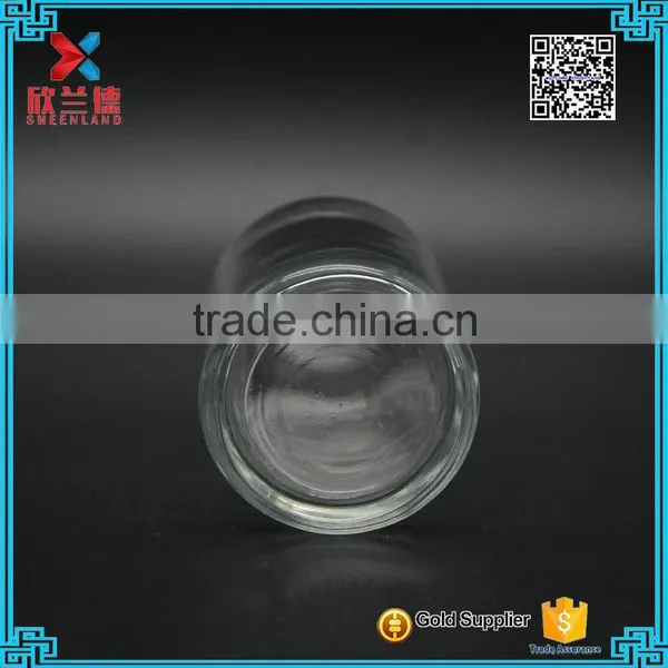 Medicinal Use Round Transparent Glass Pill Bottle 100ml photo-5