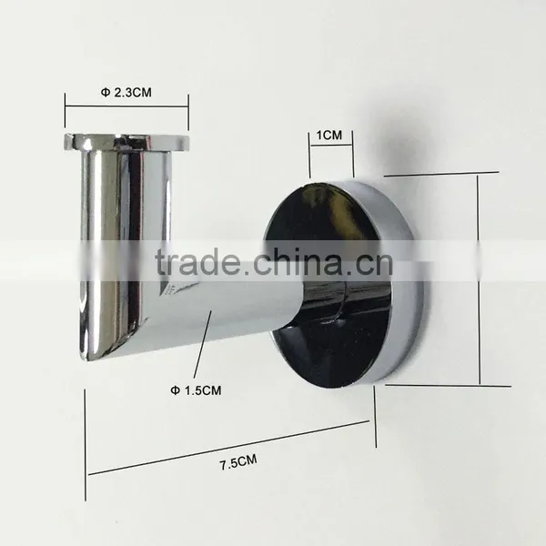 Metal Chrome Polish Modern 4 Piece 24" Towel Bar Robe Hook Paper Holder Towel Ring Set Bath Accessories Bathroom Hardware photo-5