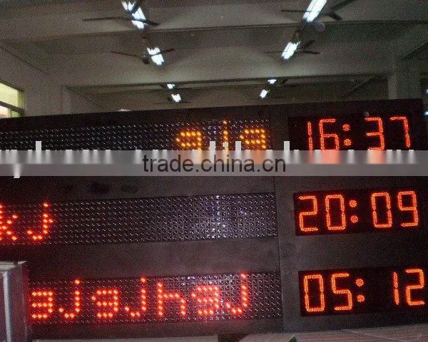 P10 Single Red Color Outdoor Led Signage