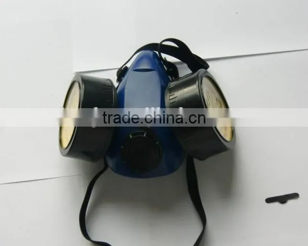 2016 Hot Selling Half Face Magnetic Gas Mask Double Filter Face Gas Mask Anti Gas Mask, Protect Organic or Acid Gas photo-5