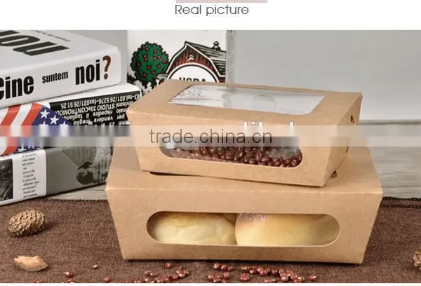 Food Packaging Kraft Salad With Window Boxes Disposable Takeaway Custom l Quality Choice photo-3
