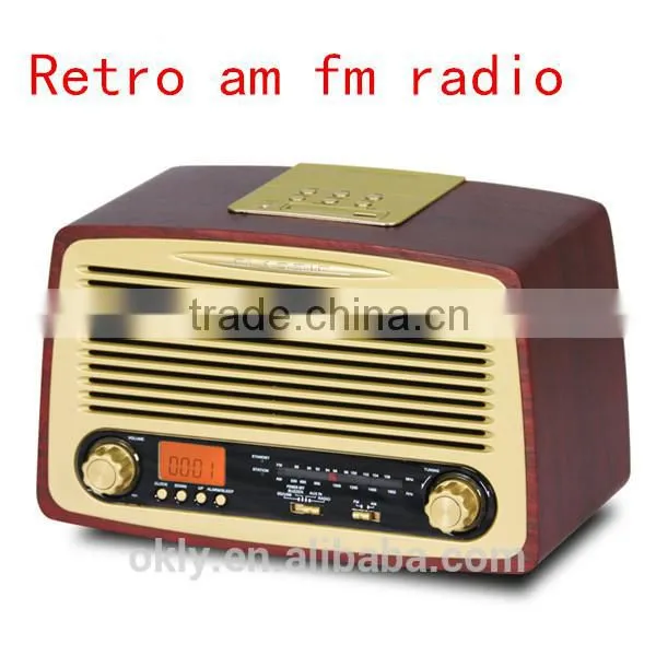 Retro AM/FM Radio With Alarm Clock photo-2
