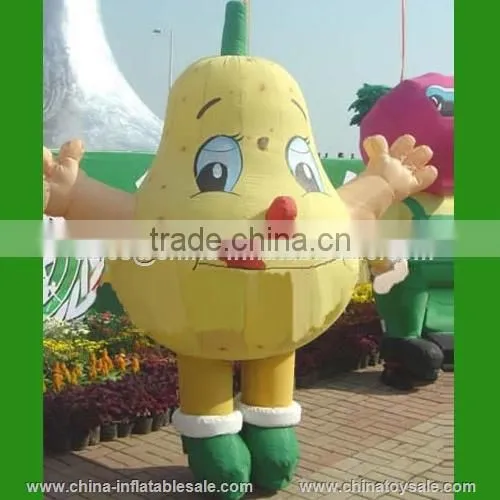 Factory Direct Sales Moving Inflatable Characters, Waking Cartoon Inflatable Cow Mascot Costume photo-6
