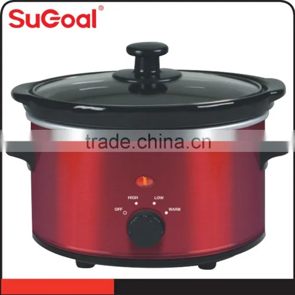 1.5L Ceramic Slow Cooker With GS ROHS Certs photo-2