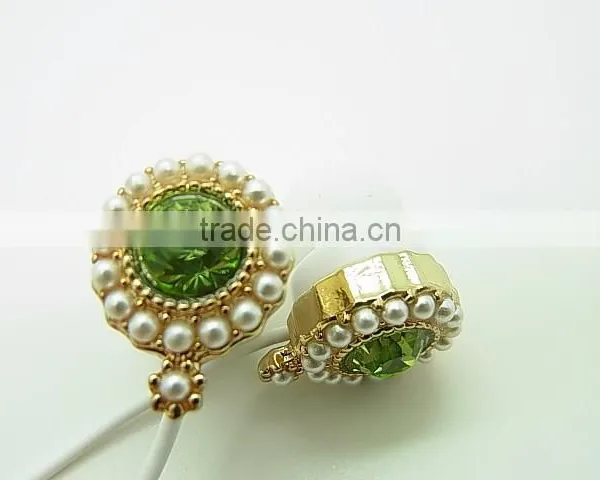 Promotional Crystal Earphone for Gift,crystal Earphone for Women,jewelry Earphone for Gift photo-3
