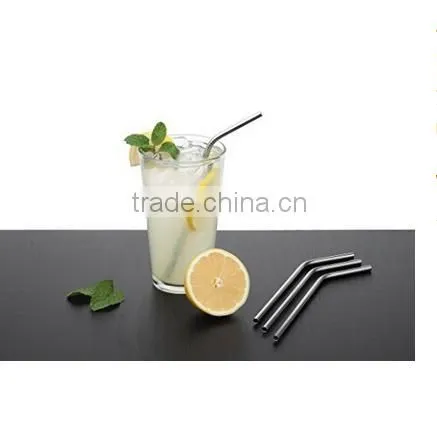 Straight Reusable Stainless Steel Drinking Straws With Thread photo-4