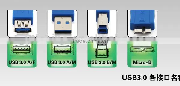 BLUE COLOR USB 3.0 AM TO BM FOR PRINTER photo-2