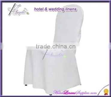White Basic Poly Chair Covers, Cheap Banquet Chair Covers for Sale