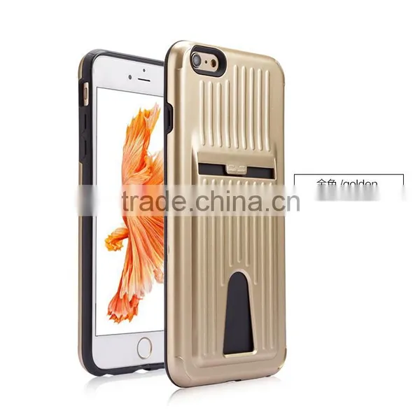 Wallet Card Holder Mobile Phone Case for Iphone 6S, Heavy Duty Card Case for Iphone 6G photo-5