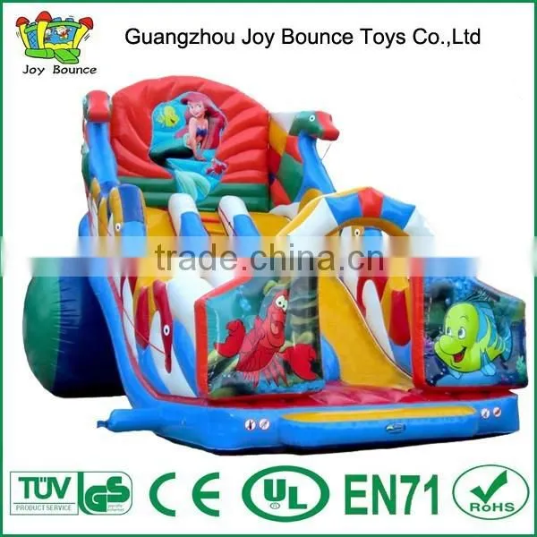 Mermaid Inflatable Playground , Playground Inflatable Cheap , Large Outdoor Inflatable Playground