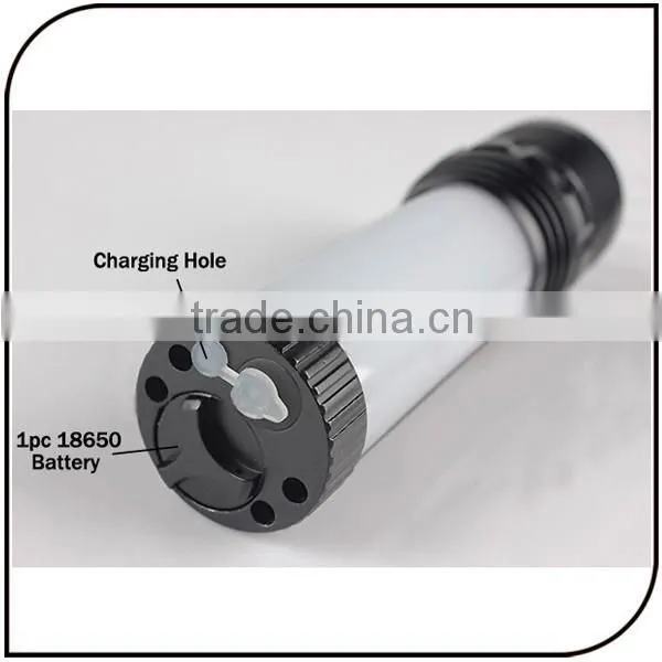 2015 Hot Sale Rechargeable Alarm Light Camping Light Emergency Flashlight photo-4