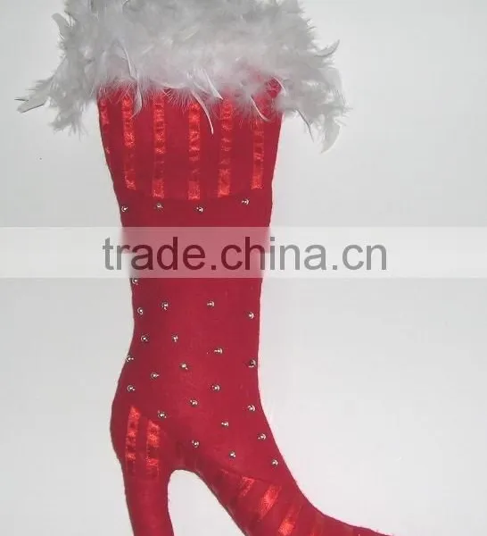 Santa Christmas Boot Socks Decoration Socks Christmas Decoration