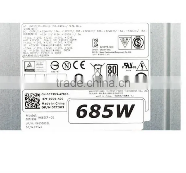 Genuine CT3V3 Workstation Power Supply For Dell PSU for Precision Tower 5810 photo-4