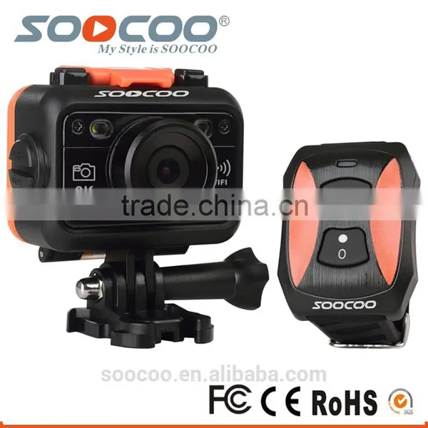 SOOCOO S70 Full HD WIFI Waterproof 2K Sports Cameras 170 Degree Wide-angle Lens(Add 1*Battery ) photo-5