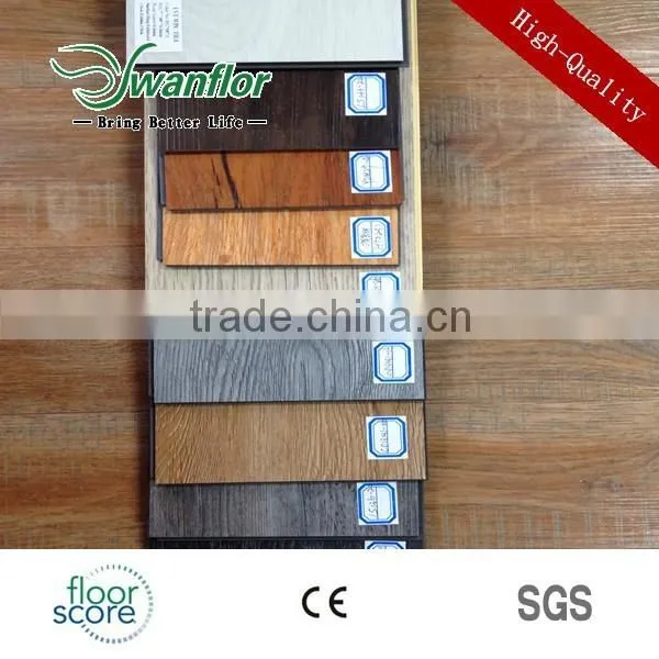 Water Proof Pvc Embossed Flooring Click Type