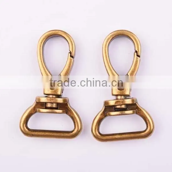 Antique Brass Plating Swivel Spring Snap Hook for Whole photo-2