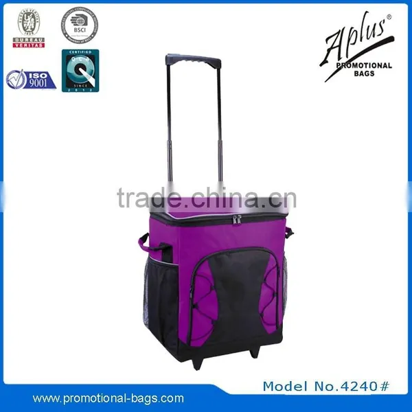 New Trolley Insulated Cooler Bag With Wheels photo-4