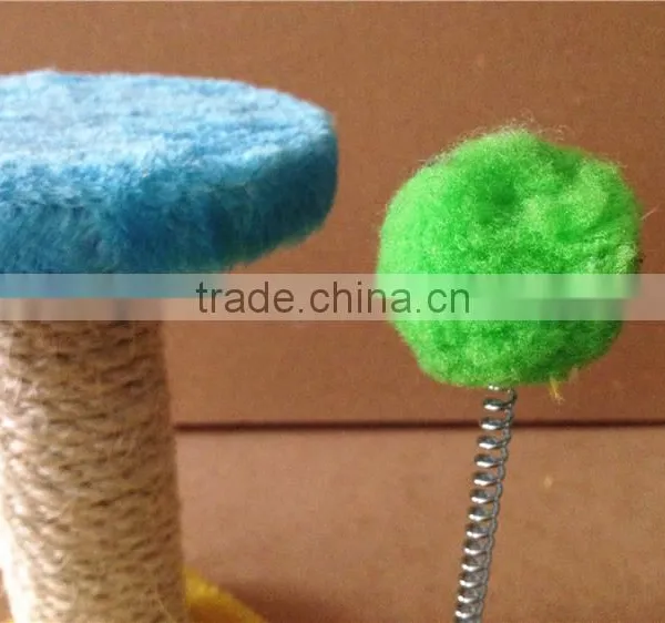 China Cheap Classic Cat Tree Toy With Mouse And Ball photo-2