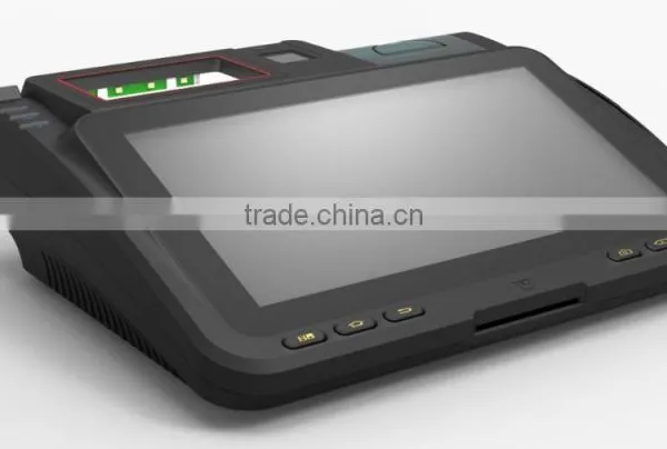 Android Mobile POS Terminal With WIFI/3G Integrated 58mm Thermal Printer photo-2