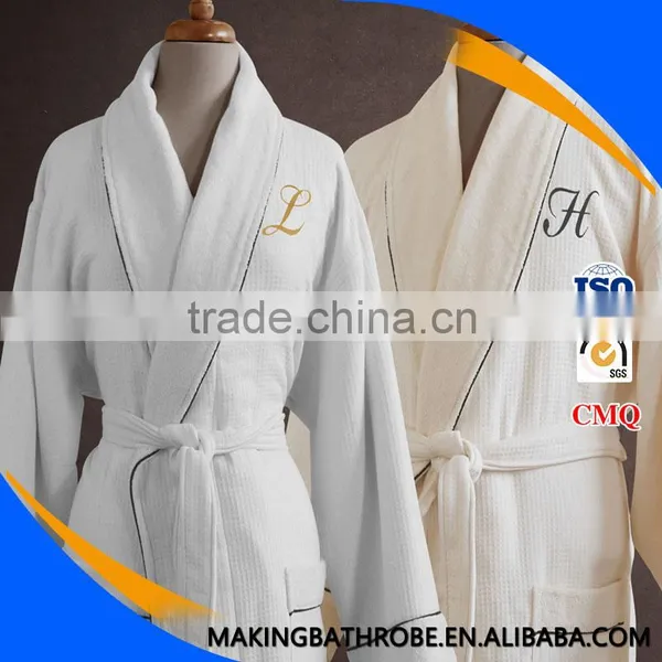 Cheap Soft Cotton Hotel Bathrobe Made in China photo-4