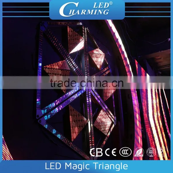 3D Interactive Led Wall for Disco Controlled by Mooncell photo-2