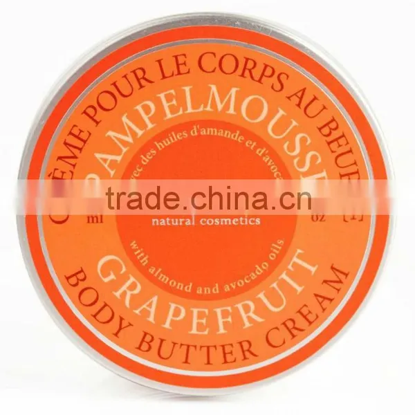 Natural Body Butter Cream Grapefruit