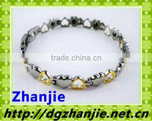 Bio Magnetic Sports Heart Titanium Bracelet #11009
