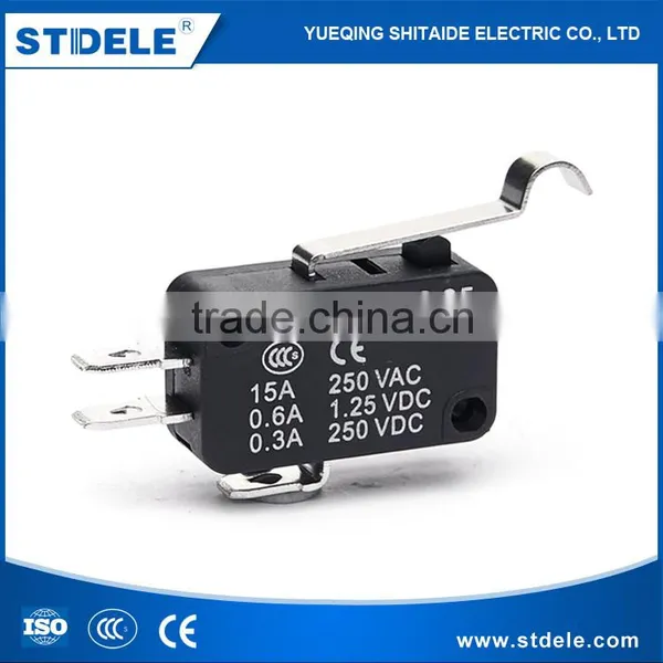 15A/250VAC Factory Supply 3 Pins KW Micro Switch V-154-1C25