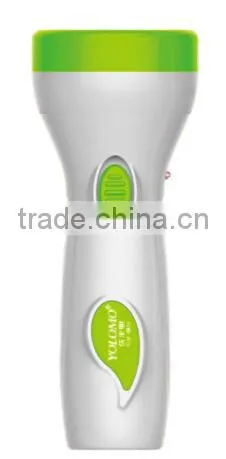 White Rechargeble 1 LED Torch Light Rechargeable Portable Lamp Torch photo-3
