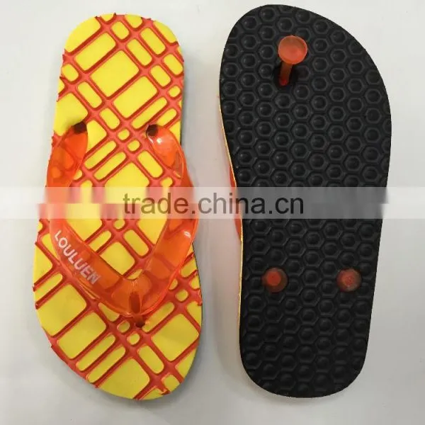 663 LOULUEN Unisex Colorful Check Kids Flip Flops Beach Slipper photo-5