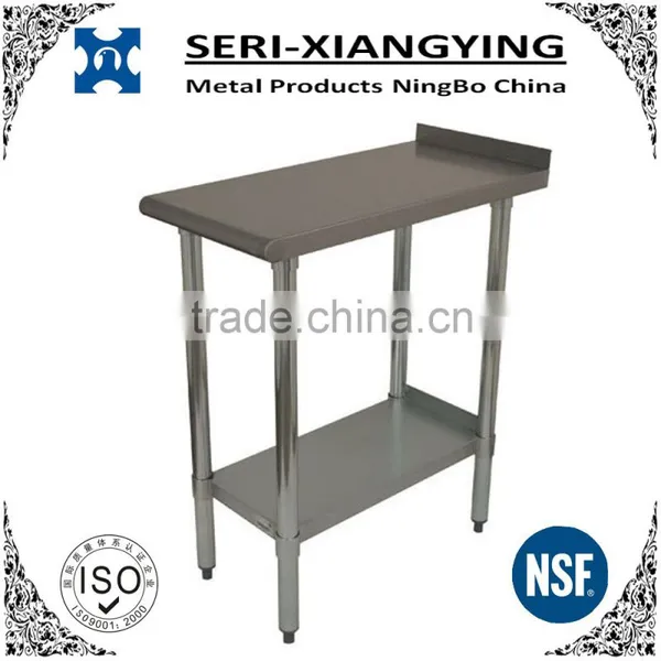 NSF Approval Commercial Kitchen or Restaurant Detechable Work Bench/equipment Filler Table/stainless Steel Work Table