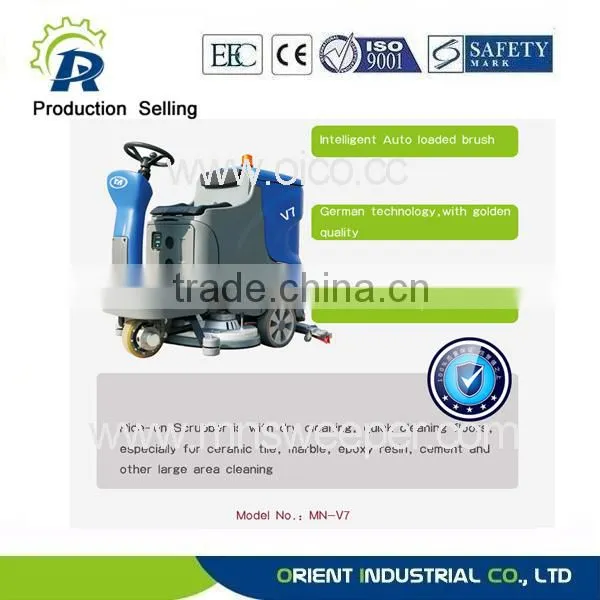 Germany Technology Exhibition Centre/hall Outdoor Ride on Washing Sucking Dry Machine With Lead Acid Battery photo-2
